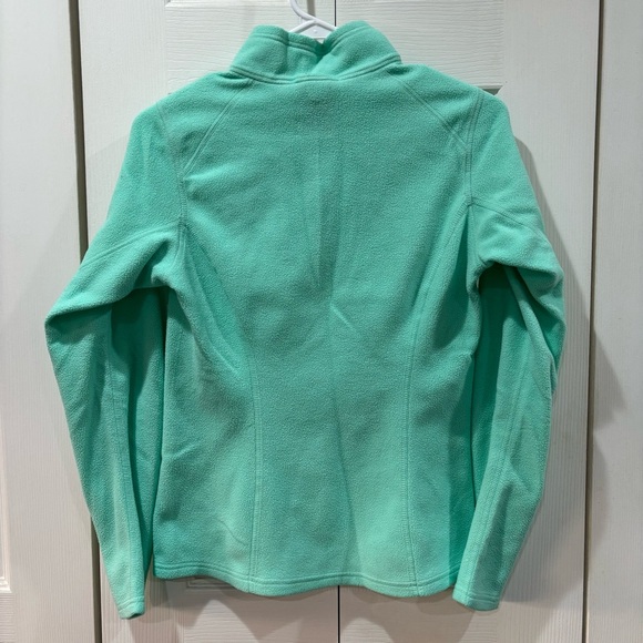 THE NORTH FACE Women’s Light Blue / Green Quarter Zip Fleece Sweater - size S - Picture 6 of 6
